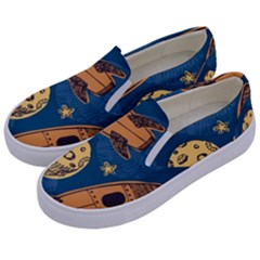 Missile Pattern Kids  Canvas Slip Ons by Amaryn4rt