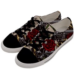 Seamless Vector Pattern Men s Low Top Canvas Sneakers by Amaryn4rt