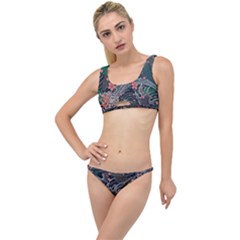 Japanese Wave Koi Illustration Seamless Pattern The Little Details Bikini Set by Amaryn4rt