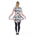 Full Color Flash Tattoo Patterns Short Sleeve Tunic  View2