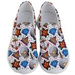 Full Color Flash Tattoo Patterns Men s Lightweight Slip Ons by Amaryn4rt