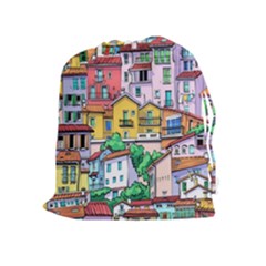 Menton Old Town France Drawstring Pouch (xl) by Amaryn4rt