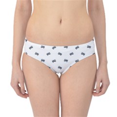 Vintage Car Motif Prin Pattern 2001 Hipster Bikini Bottoms by dflcprintsclothing