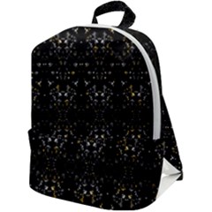 Fancy Ethnic Print Zip Up Backpack by dflcprintsclothing
