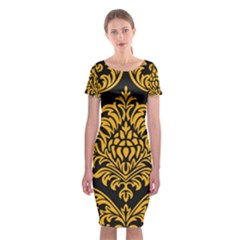 Finesse  Classic Short Sleeve Midi Dress by Sobalvarro