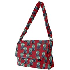 Zombie Virus Full Print Messenger Bag (s) by helendesigns