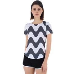Copacabana  Back Cut Out Sport Tee by Sobalvarro