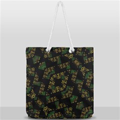 Modern Geometric Print Full Print Rope Handle Tote (large) by dflcprintsclothing