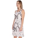 Hands Reference Art Drawing Knee Length Skater Dress With Pockets View2