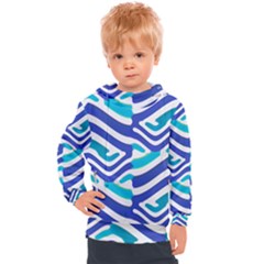 Colored Abstract Print1 Kids  Hooded Pullover by dflcprintsclothing