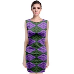 Digital Grapes Classic Sleeveless Midi Dress by Sparkle