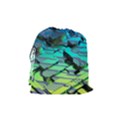 Digital Abstract Drawstring Pouch (Medium) View2