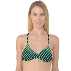 Blueglow Reversible Tri Bikini Top by Sparkle
