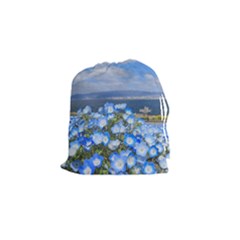 Floral Nature Drawstring Pouch (small) by Sparkle