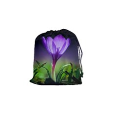 Flower Drawstring Pouch (small) by Sparkle