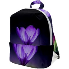 Flower Zip Up Backpack by Sparkle