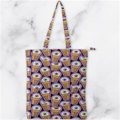 Eyes Cups Double Zip Up Tote Bag by Sparkle