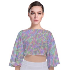 Pinkhalo Tie Back Butterfly Sleeve Chiffon Top by designsbyamerianna