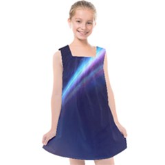 Light Fleeting Man s Sky Magic Kids  Cross Back Dress by Mariart
