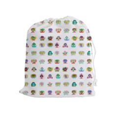 All The Aliens Teeny Drawstring Pouch (xl) by ArtByAng