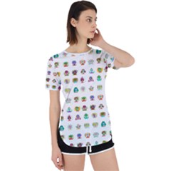 All The Aliens Teeny Perpetual Short Sleeve T-shirt by ArtByAng