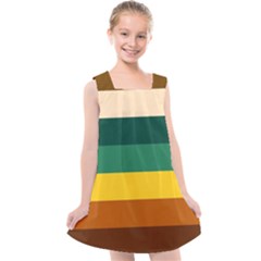 Retro 80s Kids  Cross Back Dress by tmsartbazaar