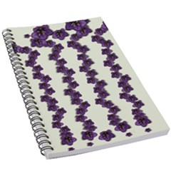 Blue Flowers Of Peace Small Of Love 5 5  X 8 5  Notebook by pepitasart