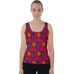 Abstract Camo Velvet Tank Top by tmsartbazaar
