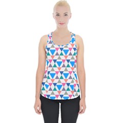 Multicolor Triangle Piece Up Tank Top by tmsartbazaar