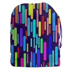 Abstract Line Drawstring Pouch (3xl) by HermanTelo