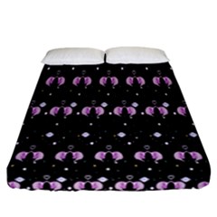Galaxy Unicorns Fitted Sheet (california King Size) by Sparkle