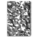 Black and White Camouflage Pattern 5.5  x 8.5  Notebook View2