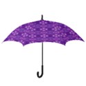 Geometric Galaxy Pattern Print Hook Handle Umbrellas (Large) View3