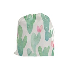 Photography-backdrops-for-baby-pictures-cactus-photo-studio-background-for-birthday-shower-xt-5654 Drawstring Pouch (large) by Sobalvarro