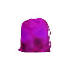 Fun Fuschia Drawstring Pouch (small) by Janetaudreywilson