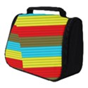 Multicolor With Black Lines Full Print Travel Pouch (Small) View1