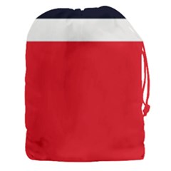 Navy Blue With Red Drawstring Pouch (3xl) by tmsartbazaar