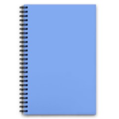 True Cornflower Blue Color 5 5  X 8 5  Notebook by SpinnyChairDesigns