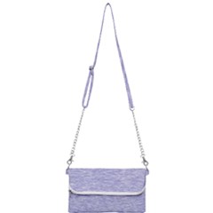 Light Purple Color Textured Mini Crossbody Handbag by SpinnyChairDesigns