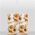 Sunflowers Full Print Rope Handle Tote (Large) View2