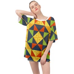 Africa  Oversized Chiffon Top by Sobalvarro