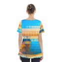 Mosaic  Skirt Hem Sports Top View2