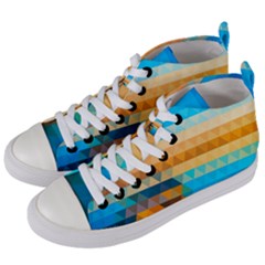 Mosaic  Women s Mid-top Canvas Sneakers by Sobalvarro
