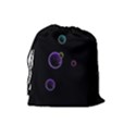 Bubble in dark Drawstring Pouch (Large) View2