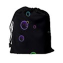 Bubble In Dark Drawstring Pouch (2XL) View2
