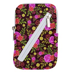 Background Rose Wallpaper Belt Pouch Bag (large) by HermanTelo