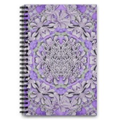 Floral Wreaths In The Beautiful Nature Mandala 5 5  X 8 5  Notebook by pepitasart