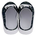 Neon Silhouette Leaves Print Pattern Half Slippers View4
