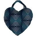 Blue Motif Design Giant Heart Shaped Tote View2