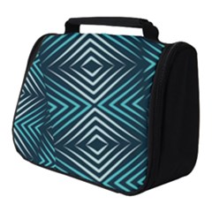 Blue Motif Design Full Print Travel Pouch (small) by tmsartbazaar